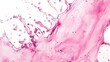 Close-up of a vibrant pink liquid splash, suitable for various design projects