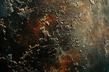 Aufkleber - Detailed close up of rusted metal surface, suitable for industrial backgrounds