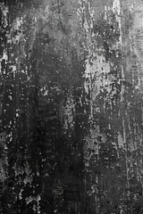 Poster - A black and white photo of a grungy wall texture, perfect for backgrounds or design projects