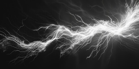 Poster - A striking image of a lightning effect, perfect for dramatic visuals