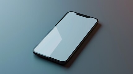 Aufkleber - Close up of a cell phone on a table, suitable for technology concepts