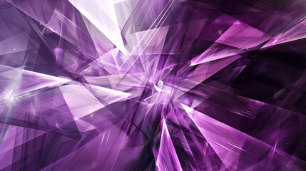 Vibrant abstract background with a dynamic purple crystal design