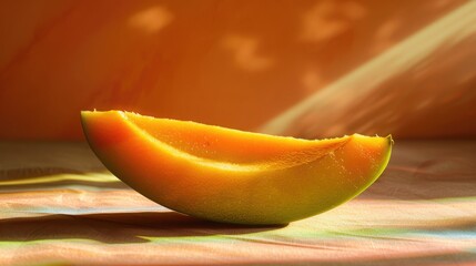 Aufkleber - Fresh melon on a table, suitable for food and nutrition concepts