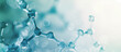 molecular blue scientific background