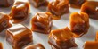 Close up of caramels, perfect for food blogs