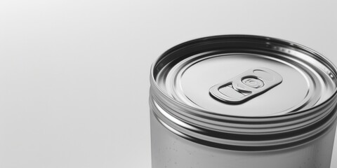 Aufkleber - A detailed close-up shot of a soda can. Perfect for advertising and product placement