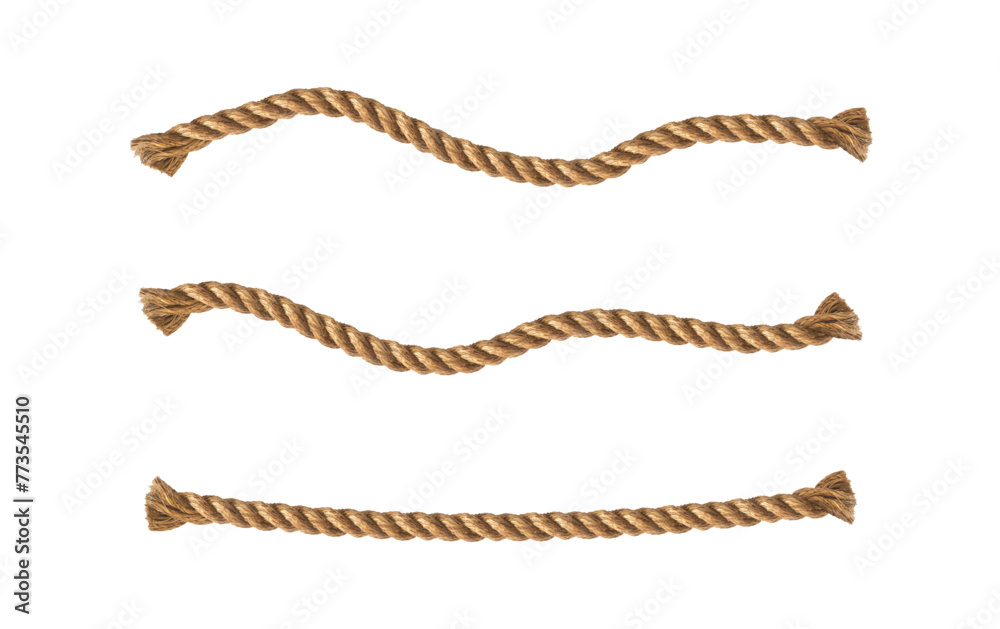 Rope Frame. Vector illustration. White background Stock Vector | Adobe ...