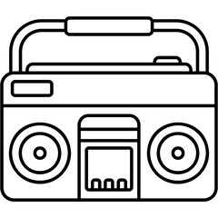 Sticker - Radio Icon