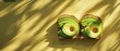 Avocado toast, 3D render, clay style, detailed textures, bright morning light, top view, 