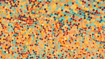 Digital retro color artistic dot abstract graphic poster web page PPT background
