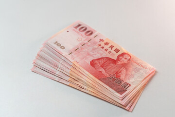 Wall Mural - 100 Taiwanese dollar banknote