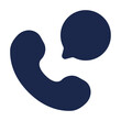 call chat rounded icon