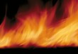 © hakule - A close up of a flame with orange and red colors