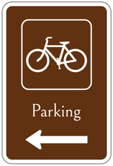 Wall Mural - Campground parking sign