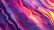 3D layered paint shining liquid background with golden purple gradient colors 