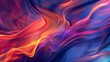 Abstract fluttering silk background in orange and violet gradients