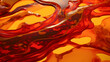 Digital amber smudged glass abstract graphics poster web page PPT background