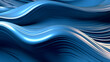 Digital blue and silver metal curve abstract graphic poster web page PPT background