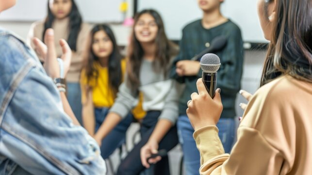 Engaging in public speaking fosters confidence and intellect among teenagers, shaping them into articulate communicators poised for success.
