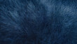 Closeup of dark blue fur texture