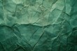 Green crumpled paper texture,  Abstract background and texture for design