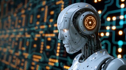 Aufkleber - Analyzing the impact of AI on the concept of authorship in art and literature  AI generated illustration