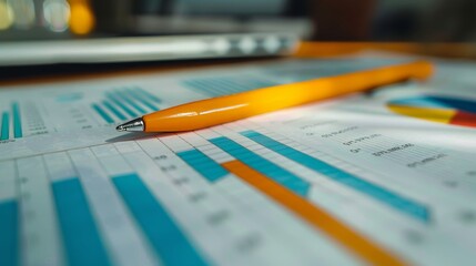 Aufkleber - creating forecasts and projections based on historical financial data ai generated illustration