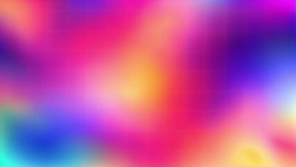 Aufkleber - Abstract blurred gradient background in bright colors