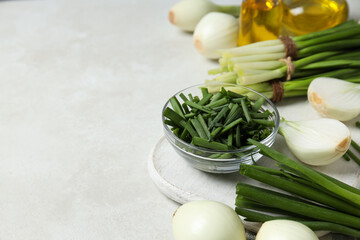 Sticker - Green onion, concept of fresh vegetable, fresh raw food