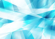 Blue white glossy low poly shapes abstract tech background. Vector design