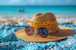 Beach Hat and Sunglasses
