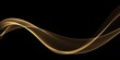 © gojalia - Gold wave flow and golden glitter on black background. Abstract shiny color gold wave luxury background. Luxury gold flow wallpaper