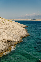 Wall Mural - Rocky Coast of Mediterranean Sea in Croatia during summer season