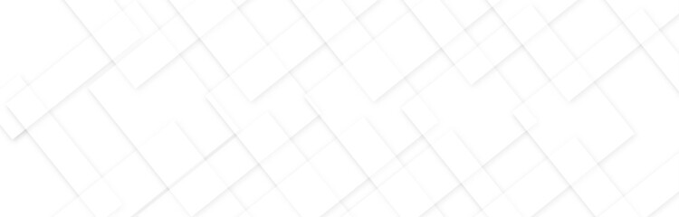 Poster - Abstract background with layers of textured white transparent material in triangle and squares shapes 3d lines design. multiple blank business card background. square pattern ceramic wall tiles design