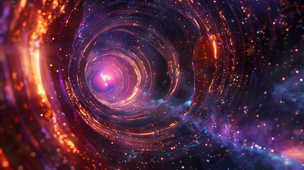 Wall Mural - space galaxy background