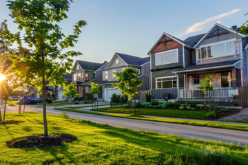 Modern homes and Town houses.