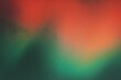 Green red gradient wave pattern background with noise texture and soft surface gritty halftone art 