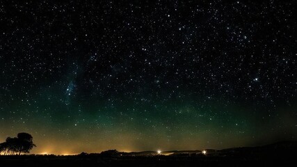 Night sky, stars and space.