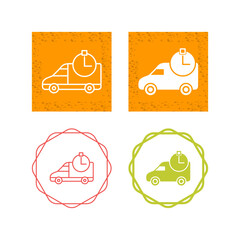 Poster - Time Based Delivery Vector Icon