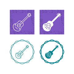 Wall Mural - Guitar Vector Icon