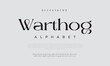Warthog modern creative minimal alphabet small letter logo design