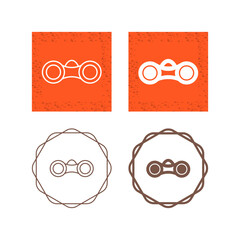 Poster - Binoculars Vector Icon