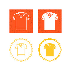 Canvas Print - T Shirt Vector Icon