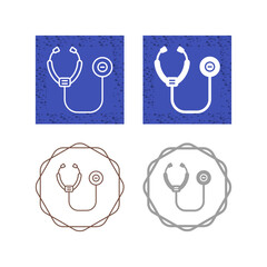 Sticker - Stethoscope Vector Icon