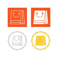 Sticker - Bag Vector Icon