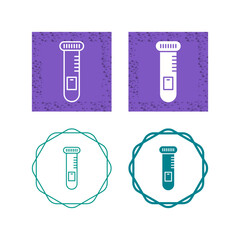 Canvas Print - Test Tube Vector Icon