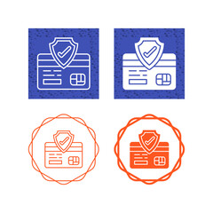 Sticker - Security Payment Vector Icon