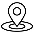 Location pin icon. Map pin place marker. Location icon. Map marker pointer icon set. GPS location symbol collection.	
