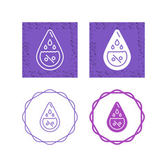 Sticker - Humidity Vector Icon