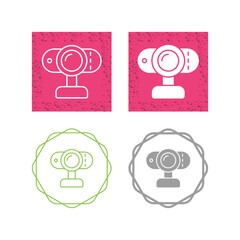 Canvas Print - Web Cam Vector Icon